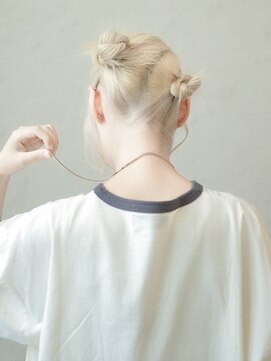 テン 栄店(tenn) ホワイトベージュ/ケアブリーチ/ヘアアレンジ【kuroda】