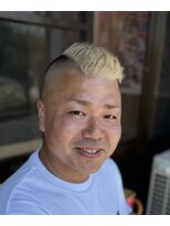 ピシャッとニ代目銀二郎&nbsp;金髪ヘアー