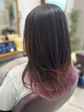 ウェルヘアー(Well hair) ボルドーエンドカラー