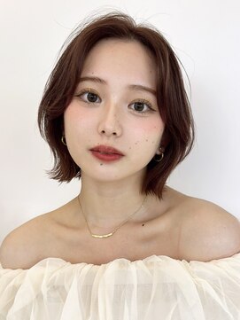 サンド ミュウ 横浜店(sand mieu) 内巻きも外ハネも可愛い！"ギリギリ結べないボブ"