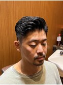 銀座 理容室 七三スタイル ショートスタイル