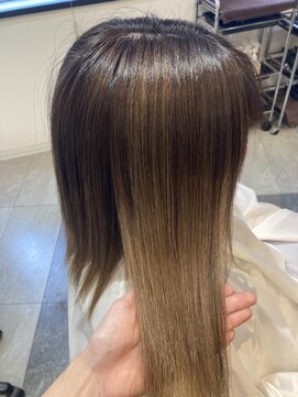 エイクス ヘア デザイン×美髪クリニック 千葉(AQs hair design) ＊＊ブリーチストレート＊＊
