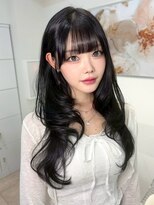 オニキス(ONYX)&nbsp;C127トレンドレイヤーカット透明感ブルーブラックダブルカラー