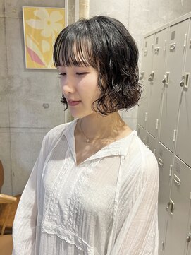 トマト(TOMTO) 【RENA】ボブパーマ_コテ巻き風パーマ