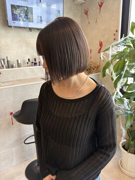 ナイト(KNIGHT) bobstyle/ミニボブ/ラベンダーグレージュ