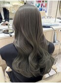 【高瀬陽介】ブリーチなし透明感カラー×オリーブグレージュ