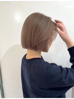 アニー 松戸(ANNI)&nbsp;ホワイトグレージュ/ミニウルフ/デジタルパーマ/チェリーブラウ