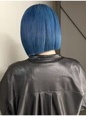 ライトブルー/ブラントボブ