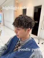 アッシュ 武蔵小金井店(Ash)&nbsp;プードルパーマ×ハイライトカラー