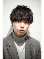 ヴェイン 渋谷(vain)&nbsp;渋谷メンズカットパーマ束感最旬シャドーパーマ清潔感k