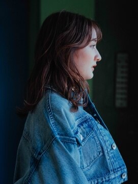 シェルク バイ シャッセ(cerc by SASE) プラムレッドカラースタイル