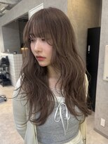 バングス(BANGS)&nbsp;透明感ベージュ×ロング