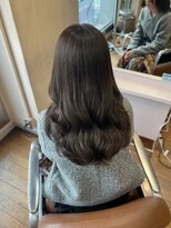 アクシス 栄店(`AXIS)&nbsp;森崎ワンホンレイヤー/ミルクティーブロンド/ダークブルー/栄