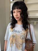 カシェ ナカザキ(CACHE NAKAZAKI) ミディアムパーマ/オン眉/レイヤーパーマ