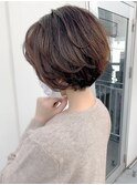 30代人気★丸み上品ショートボブ【Ruufus恵比寿渋谷】31575