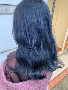 ジーナ 福岡天神(Zina) 小顔セミウェットウェーブピンクベージュハイライトカラー