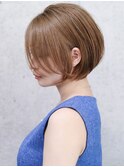 大人かわいい艶感ショートヘア