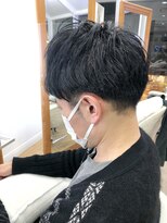 ヘッズ 本八幡店(HEADS)&nbsp;かき上げヘア　ニュアンスマッシュ　サイドパート　韓国マッシュ