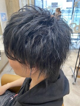 ヘアーサロン キー(Key) メンズブルーブラック