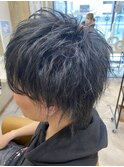メンズブルーブラック