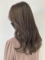 ヘッズ 本八幡店(HEADS)&nbsp;外ハネボブ　セクションカラー　ペールベージュ