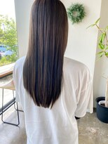ヘアサロン ピース(hair salon PIECE)&nbsp;美髪ストレート 髪質改善 トリートメント 艶髪オリーブベージュ