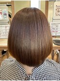 【髪質改善ストレート】難易度★★ボブ縮毛矯正