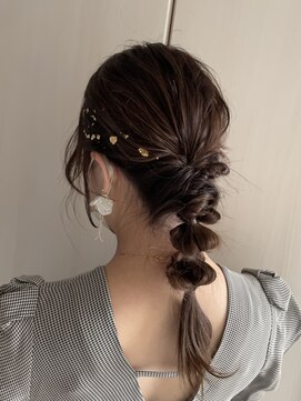 ビンナ(BINNA) 大人キレイな編み下ろしスタイル♪