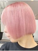 ホワイトピンク[新宿駅/イメチェン/ハッシュカット]