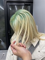 ヴァーディ オモテサンドウ(Vardy omotesando)&nbsp;ルーツカラー・デザインカラー・インナーカラー・ミントグリーン