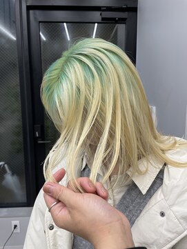 ヴァーディ オモテサンドウ(Vardy omotesando) ルーツカラー・デザインカラー・インナーカラー・ミントグリーン