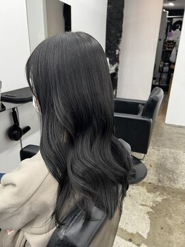 ココ 本八幡(KOKO) ★デザインカラー/レイヤーカット/ウェットヘアオリーブベージュ