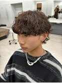波巻きウルフパーマ
