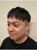 ツーブロックナチュラルショート