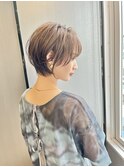 AH6 小顔ショートボブ/長めショート/ゆったりショートボブ