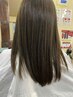 【人気NO1】　魅力的な髪質へ　お手入れ楽々　酸性ストレート＋カット