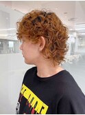 ニュアンスパーマオリーブカラースペインカール_ba523592
