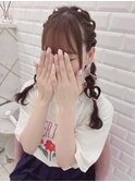 編み込みおさげハートツイン＊まゆ