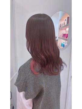 ジーナ  札幌大通(Zina) 美髪＊エアリーロング＊ピンク＊髪質改善＊Zina札幌大通