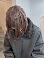 ミーム 原宿 表参道(meme) ☆ハイトーンブリーチミルクティーカラーホワイトベージュカラー