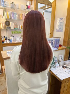 ギャラクシー ヘアードレッサーズ(galaxy hairdressers) 春にオススメピンクカラー
