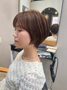 アスラン(ASLAN) 【aslan】ショートボブ/シアベージュ/ショートスタイル