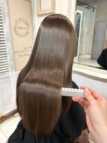 ミミバイカシュカシュ(mimi by cache cache)&nbsp;髪質改善縮毛矯正グレージュカラー