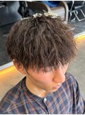 ツイストスパイラルパーマツイストパーマメンズマッシュパーマ