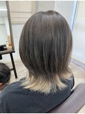外ハネレイヤー×インナーカラー