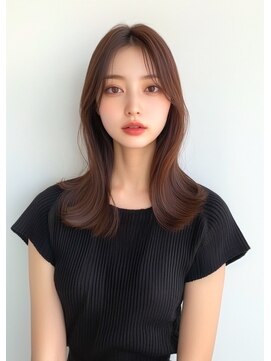 ライズ ネックス ザ サロン 渋谷(LIZE nex the salon) 【ロングヘア 前髪なし 韓国ヘア #6】#渋谷駅#韓国#髪質改善