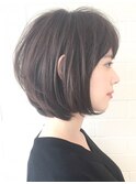 【sheta/三畑賢人】30.40.50代◎透明感暗髪大人ショートボブ