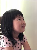 丸みショートキッズカット♪