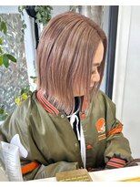 ワク 藤沢店(waku) ミルクティー ベージュ ケアブリーチ