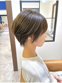 大人可愛いショートボブ